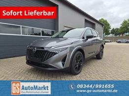 Nissan Qashqai 1.3 DIG-T MHEV 158 PS X-Tronic Tekna Voll-Leder Klimaautomatik PanoGlasdach Sitzheizung Lenkradheizung Navi Head-Up Display elektr. Heckklappe ACC PDC v+h 360&deg;Kamera DAB Bluetooth Touchscreen Apple CarPlay Android Auto 19"LM 