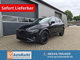 Nissan Qashqai 1.3 DIG-T MHEV 158 PS X-Tronic Tekna Voll-Leder Klimaautomatik PanoGlasdach Sitzheizung Lenkradheizung Navi Head-Up Display elektr. Heckklappe ACC PDC v+h 360&deg;Kamera DAB Bluetooth Touchscreen Apple CarPlay Android Auto 19"LM 