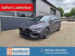 Hyundai i30 Kombi 1.6 T-GDI 150PS Automatik N-Line Sitzheizung Lenkradheizung Klimaautomatik Navi 10,3"-Touchscreen Bluelink Apple CarPlay + Android Auto PDC v+h R&uuml;ckf.Kamera 18-LM 