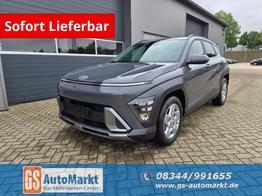 Hyundai KONA Trend 1.6 T-GDI 150PS Voll-LED-Scheinw. Sitzheizung Lenkradheizung Klimaautomatik Tempomat Navi Touchscreen DAB+ Apple CarPlay + Android Auto PDC v+h R&uuml;ckf.Kamera 2xKeyless 17-LM 