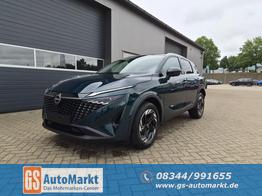 Nissan Qashqai 1.3 DIG-T MHEV 158 PS X-Tronic N-Connecta Teil-Leder PanoGlasdach Klimaautomatik Sitzheizung Lenkradheizung Navi ACC PDC v+h 360&deg;Kamera DAB Bluetooth Touchscreen Apple CarPlay Android Auto 18"LM 