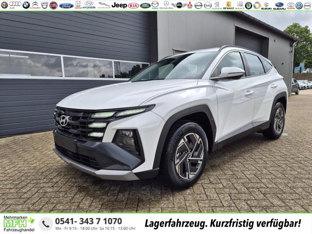 Hyundai TUCSON - 1.6 T-GDI 160PS Sitzheizung Lenkradheizung Klimaautomatik Navi 12,3"-Touchscreen DAB+ wireless Apple CarPlay + Android Auto PDC v+h Rückf.Kamera 2xKeyless 17-LM