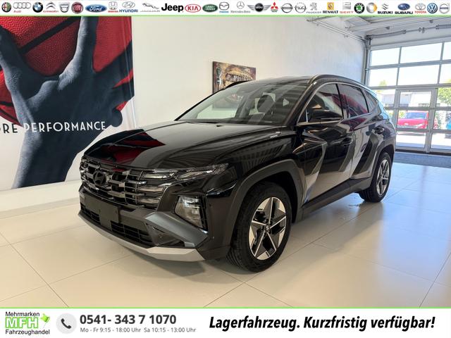 Hyundai TUCSON - GO+ 1.6 T-GDI 48V 2WD 117 kW (160 PS) 2-Zonen-Klimaautomatik, Android Auto, Apple CarPlay, Voll-LED Scheinwerfer, Keyless Go, Navigationssystem, Virtual Cockpit, 18 Zoll Leichtmetallfelgen, uvm.