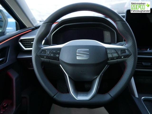 Seat Leon Sportstourer FR Kombi 2.0 TDI DSG*NAVI*ACC*PDC*5j-GARANTIE*LED*SHZ*TEMPOMAT*18-ZOLL*SOFORT-VERF&Uuml;GBAR 