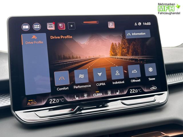 Cupra / Terramar / Schwarz / / / 4Drive PANO+NAVI+SENNHEISER+MATRIX+MEMORY+HUD+KAM+ACC+EL.HECKKL.