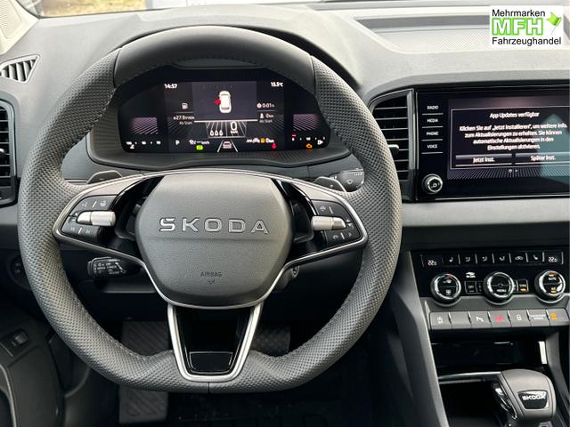 Skoda / Karoq / Grau / / / AHK+el.HECKKLAPPE+KAMERA+PDC+KESSY+ACC