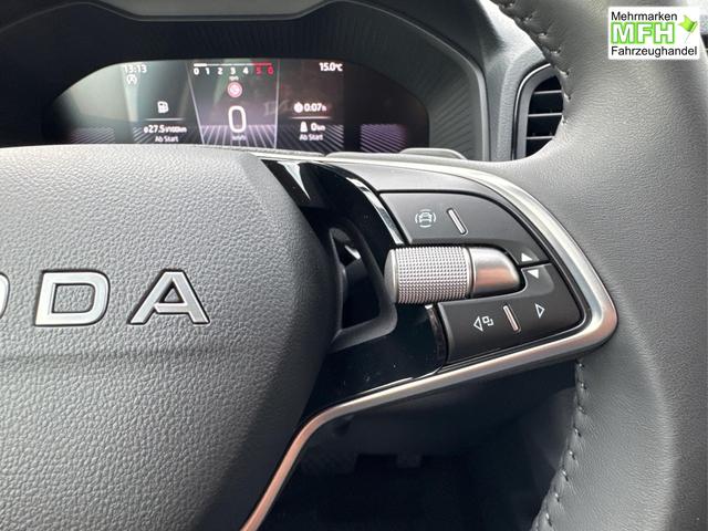 Skoda / Karoq / Grau / / / AHK+KAMERA+EL. HECKKL.+SHZ+ACC+KESSY+18''ALU