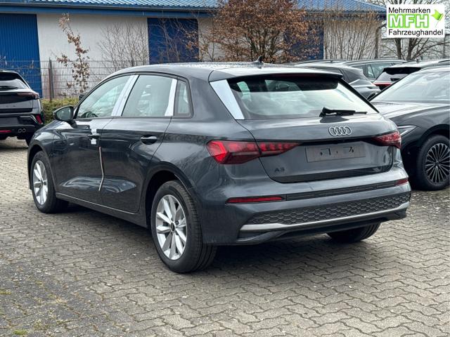 Audi / A3 Sportback / Grau / / / ACC+KAMERA+SHZ+LED+16LM+APP, Beispielbilder, ggf. teilweise mit Sonderausstattung