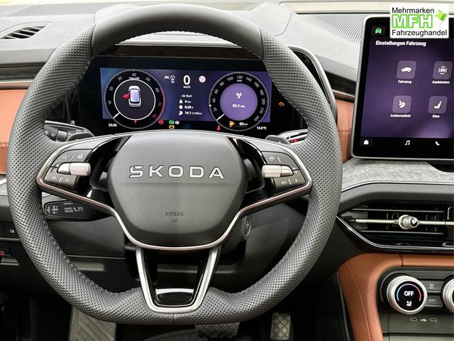 Skoda / Kodiaq / Wei&szlig; / / / LEDER+AHK+PANO+MATRIX+360 KAM+eHK+20 LM, Beispielbilder, ggf. teilweise mit Sonderausstattung