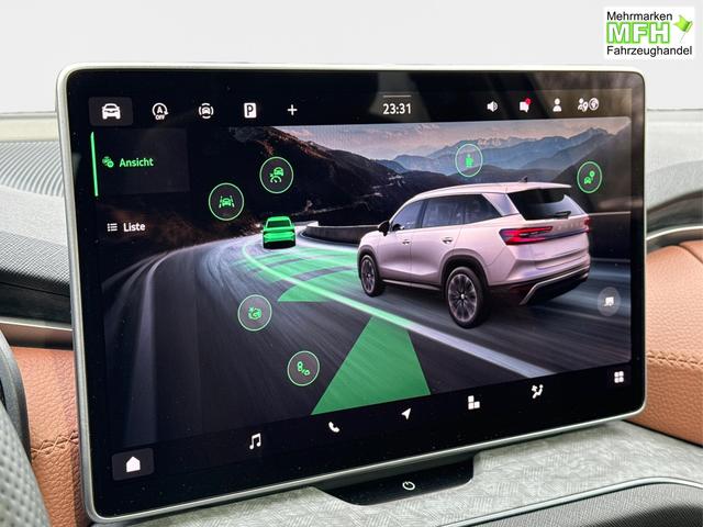 Skoda / Kodiaq / Wei&szlig; / / / LEDER+AHK+PANO+MATRIX+360 KAM+eHK+20 LM, Beispielbilder, ggf. teilweise mit Sonderausstattung