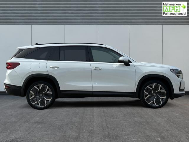 Skoda / Kodiaq / Wei&szlig; / / / LEDER+AHK+PANO+MATRIX+360 KAM+eHK+20 LM, Beispielbilder, ggf. teilweise mit Sonderausstattung