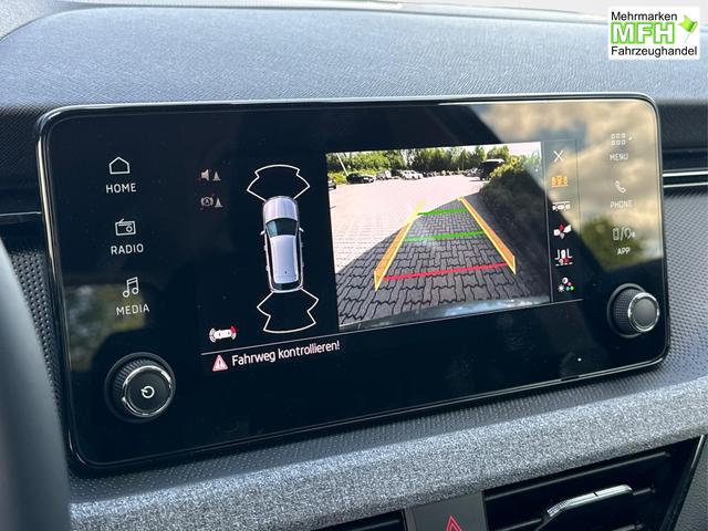 Skoda / Kamiq / Grau / / / SHZ+KAMERA+SMARTLINK+PDC+LED+16 ALU, Bei den verwendeten Bildern kann es sich um Beispielbilder handeln, ggf. teilweise mit Sonderausstattung.