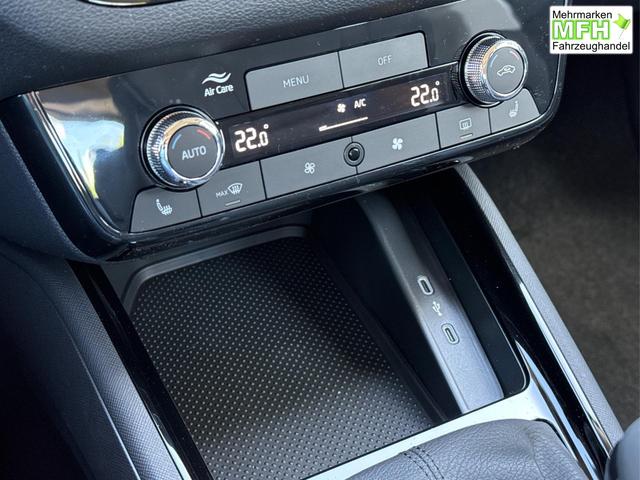 Skoda / Kamiq / Grau / / / SHZ+KAMERA+SMARTLINK+PDC+LED+16 ALU, Bei den verwendeten Bildern kann es sich um Beispielbilder handeln, ggf. teilweise mit Sonderausstattung.