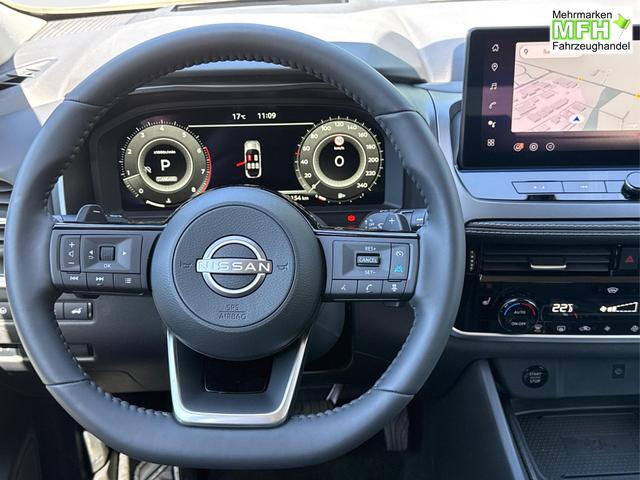 Nissan / Qashqai / Wei&szlig; / / / EL. HECKKL+HEAD-UP+KAMERA+ACC+PDC+SHZ+LED , Bei den verwendeten Bildern kann es sich um Beispielbilder handeln, ggf. teilweise mit Sonderausstattung.