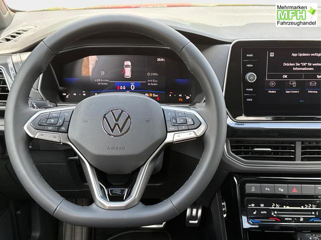 Volkswagen / T-Cross / / / / AHK+NAVI+MATRIX+SHZ+ACC+KAMERA+18'' ALU, Bei den verwendeten Bildern kann es sich um Beispielbilder handeln, ggf. teilweise mit Sonderausstattung.