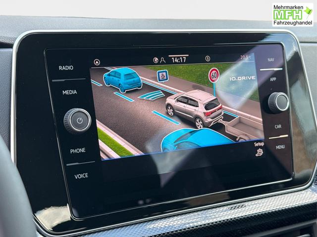 Volkswagen / T-Cross / / / / AHK+NAVI+MATRIX+SHZ+ACC+KAMERA+18'' ALU, Bei den verwendeten Bildern kann es sich um Beispielbilder handeln, ggf. teilweise mit Sonderausstattung.