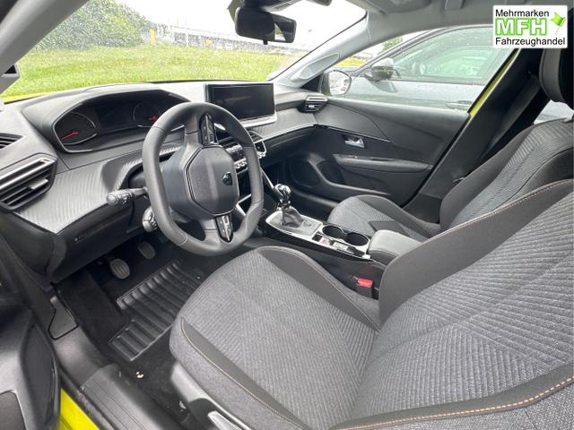 Peugeot / 208 / Gelb / / / MAN6+KAMERA+NAVI+SHZ+LED+PDC+TEMPOMAT, Bei den verwendeten Bildern kann es sich um Beispielbilder handeln, ggf. teilweise mit Sonderausstattung.