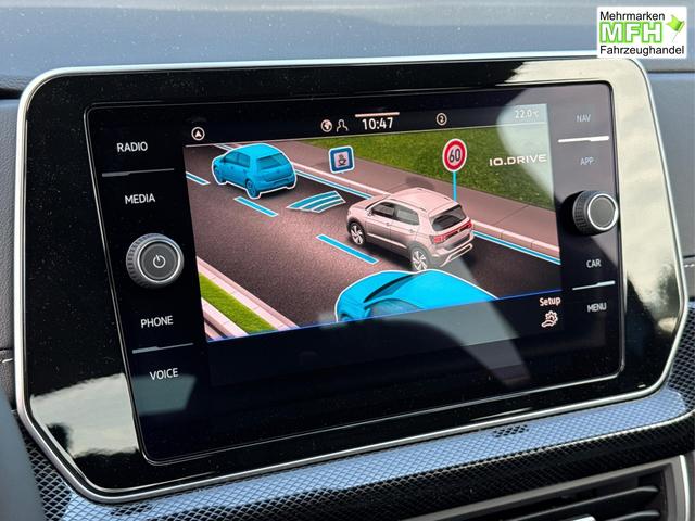 Volkswagen / T-Cross / Blau / / / MATRIX+SHZ+KAMERA+ACC+18'' ALU+KESSY+APP