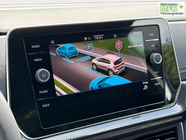 Volkswagen / T-Cross / Silber / / / MATRIX+SHZ+KAMERA+ACC+18'' ALU+KESSY+APP