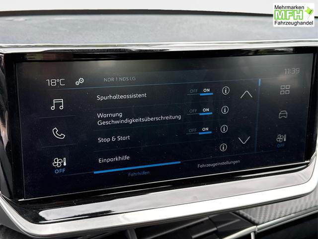 Peugeot / 208 / Schwarz / / / MAN6+SHZ+LED+PDC+TEMPOMAT, Bei den verwendeten Bildern kann es sich um Beispielbilder handeln, ggf. teilweise mit Sonderausstattung.