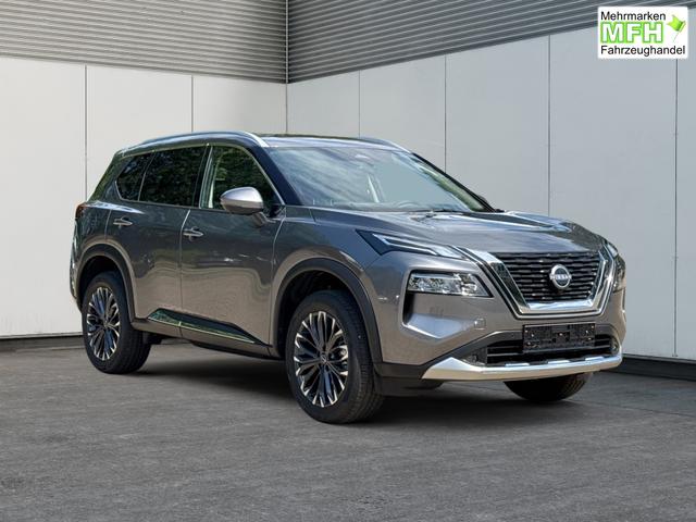 Nissan / X-Trail / Grau / / / BOSE+360 KAM+NAVI+SHZ+ACC+HuD+19 LM, Bei den verwendeten Bildern kann es sich um Beispielbilder handeln, ggf. teilweise mit Sonderausstattung.