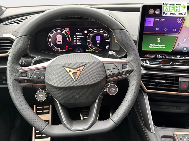 Cupra / Leon / Grau / / / NAVI+KAMERA+KESSY+MEMORY+SHZ+ACC+PDC+LED+19 ALU, Bei den verwendeten Bildern kann es sich um Beispielbilder handeln, ggf. teilweise mit Sonderausstattung.