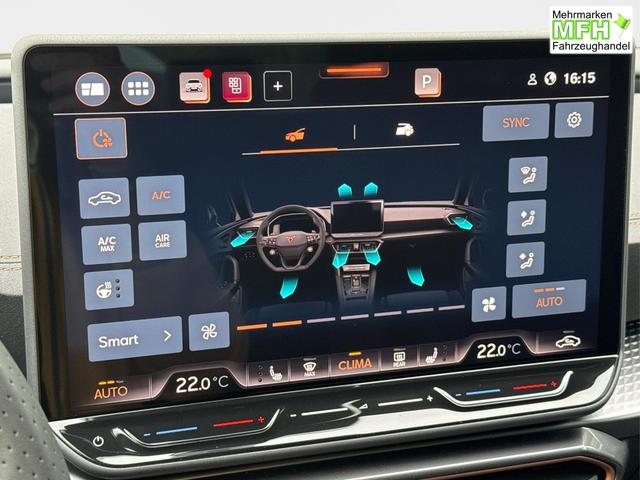 Cupra / Leon / Grau / / / NAVI+KAMERA+KESSY+MEMORY+SHZ+ACC+PDC+LED+19 ALU, Bei den verwendeten Bildern kann es sich um Beispielbilder handeln, ggf. teilweise mit Sonderausstattung.