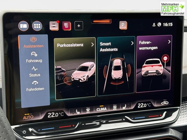 Cupra / Leon / Grau / / / NAVI+KAMERA+KESSY+MEMORY+SHZ+ACC+PDC+LED+19 ALU, Bei den verwendeten Bildern kann es sich um Beispielbilder handeln, ggf. teilweise mit Sonderausstattung.