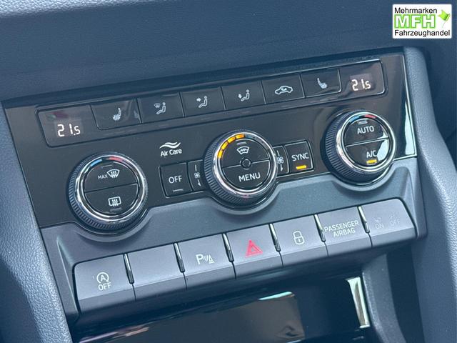 Skoda / Karoq / Silber / / / AHK+LED+KAMERA+PDC+ACC, Bei den verwendeten Bildern kann es sich um Beispielbilder handeln, ggf. teilweise mit Sonderausstattung.