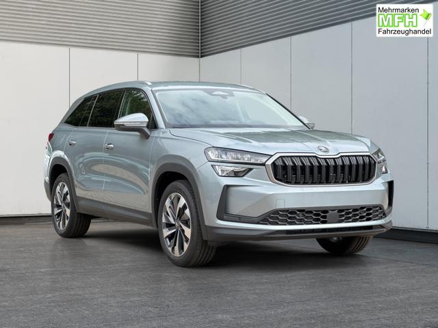 Skoda / Kodiaq / Silber / / / DSG+AHK+NAVI+19'' ALU+ACC+KAMERA, Bei den verwendeten Bildern kann es sich um Beispielbilder handeln, ggf. teilweise mit Sonderausstattung.