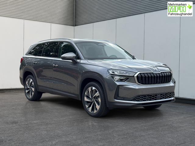 Skoda / Kodiaq / Grau / / / DSG+AHK+NAVI+19'' ALU+ACC+KAMERA, Bei den verwendeten Bildern kann es sich um Beispielbilder handeln, ggf. teilweise mit Sonderausstattung.