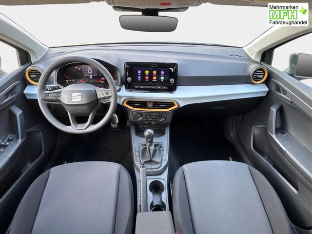 Seat / Ibiza / Blau / / / FULL LINK+SHZ+KLIMA+PDC+LED+15 ALU+TEMPOMAT, Bei den verwendeten Bildern kann es sich um Beispielbilder handeln, ggf. teilweise mit Sonderausstattung.