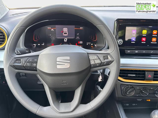 Seat / Ibiza / Blau / / / FULL LINK+SHZ+KLIMA+PDC+LED+15 ALU+TEMPOMAT, Bei den verwendeten Bildern kann es sich um Beispielbilder handeln, ggf. teilweise mit Sonderausstattung.