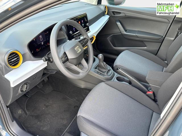 Seat / Ibiza / Blau / / / FULL LINK+SHZ+KLIMA+PDC+LED+15 ALU+TEMPOMAT, Bei den verwendeten Bildern kann es sich um Beispielbilder handeln, ggf. teilweise mit Sonderausstattung.