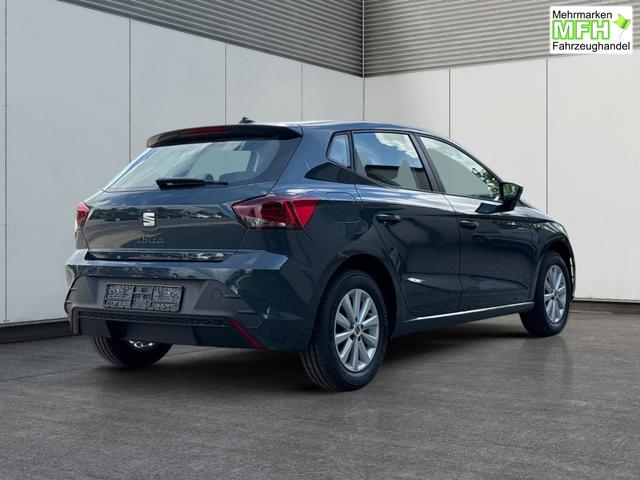 Seat / Ibiza / Blau / / / FULL LINK+SHZ+KLIMA+PDC+LED+15 ALU+TEMPOMAT, Bei den verwendeten Bildern kann es sich um Beispielbilder handeln, ggf. teilweise mit Sonderausstattung.