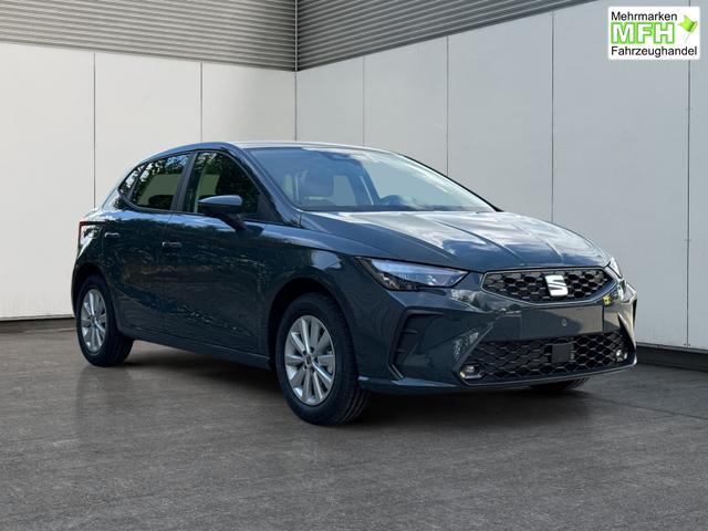 Seat / Ibiza / Blau / / / FULL LINK+SHZ+KLIMA+PDC+LED+15 ALU+TEMPOMAT, Bei den verwendeten Bildern kann es sich um Beispielbilder handeln, ggf. teilweise mit Sonderausstattung.