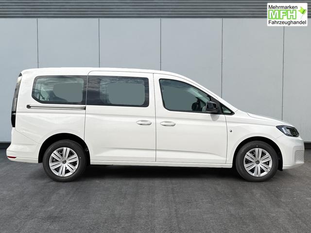 Volkswagen / Caddy Maxi / Wei&szlig; / / / Caddy Maxi KAMERA+APP+PDC+ACC+LANE ASSIST, Bei den verwendeten Bildern kann es sich um Beispielbilder handeln, ggf. teilweise mit Sonderausstattung.