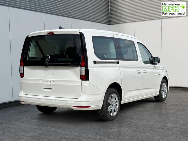 Volkswagen / Caddy Maxi / Wei&szlig; / / / Caddy Maxi KAMERA+APP+PDC+ACC+LANE ASSIST, Bei den verwendeten Bildern kann es sich um Beispielbilder handeln, ggf. teilweise mit Sonderausstattung.