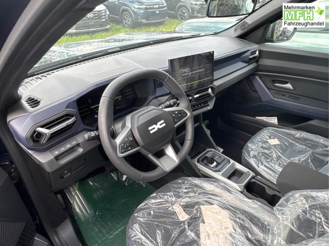 Dacia / Bigster / Blau / / / SHZ+KLIMA+PDC+KAMERA+LED+17 ALU, Bei den verwendeten Bildern kann es sich um Beispielbilder handeln, ggf. teilweise mit Sonderausstattung.