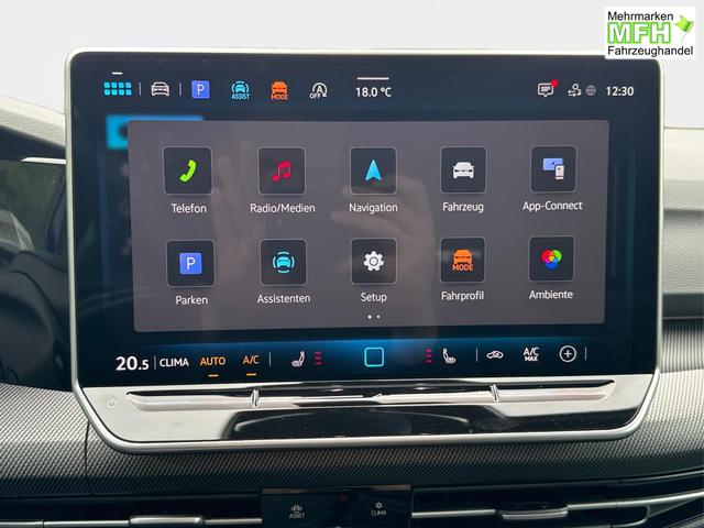 Volkswagen / Golf / Blau / / / PANO+LED-PLUS+ACC+SHZ+KEYLESS+KAMERA+18 ALU, Bei den verwendeten Bildern kann es sich um Beispielbilder handeln, ggf. teilweise mit Sonderausstattung.