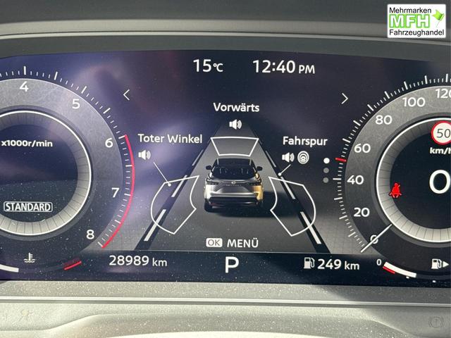 Nissan / Qashqai / Grau / / / QQ N-Connecta PANORAMA+beh.SCHEIBE+NAVI+AHK+ACC+WINTER