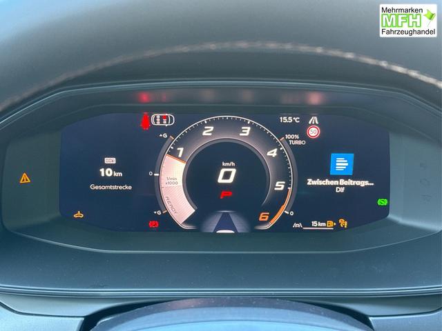 Cupra / Leon Sportstourer / Schwarz / / / ST AHK+NAVI+eHK+KAMERA+ACC+SHZ+18 ALU+LED, Bei den verwendeten Bildern kann es sich um Beispielbilder handeln, ggf. teilweise mit Sonderausstattung.