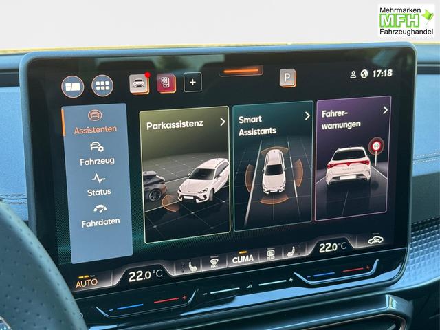 Cupra / Leon Sportstourer / Schwarz / / / ST AHK+NAVI+eHK+KAMERA+ACC+SHZ+18 ALU+LED, Bei den verwendeten Bildern kann es sich um Beispielbilder handeln, ggf. teilweise mit Sonderausstattung.