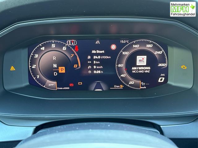 Cupra / Leon Sportstourer / Schwarz / / / 4x4 ST AHK+NAVI+eHK+KAMERA+MEMORY+ACC+19 ALU+LED, Bei den verwendeten Bildern kann es sich um Beispielbilder handeln, ggf. teilweise mit Sonderausstattung.