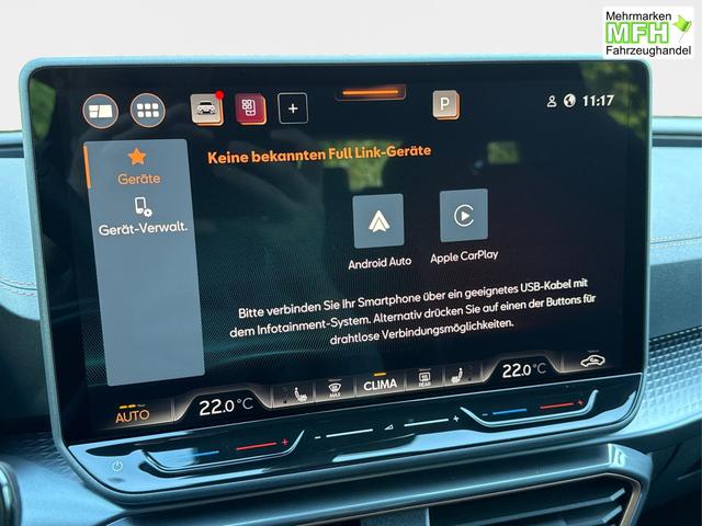 Cupra / Leon Sportstourer / Schwarz / / / 4x4 ST AHK+NAVI+eHK+KAMERA+MEMORY+ACC+19 ALU+LED, Bei den verwendeten Bildern kann es sich um Beispielbilder handeln, ggf. teilweise mit Sonderausstattung.