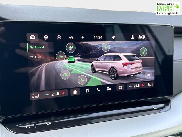Skoda / Octavia Combi / Silber / / / ACC+AHK+eHK+KAM+PDC+LED+17ALU+SHZ