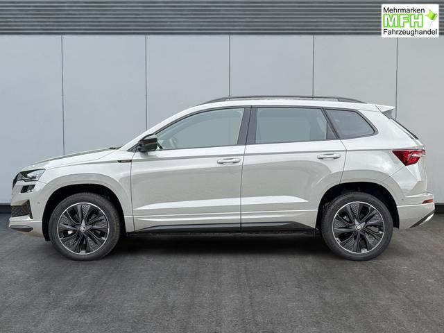 Skoda / Karoq / Grau / / / 1.5 TSI-DSG Sportline NAVI+360&deg;Kamera+ACC+KESSY+18'LM