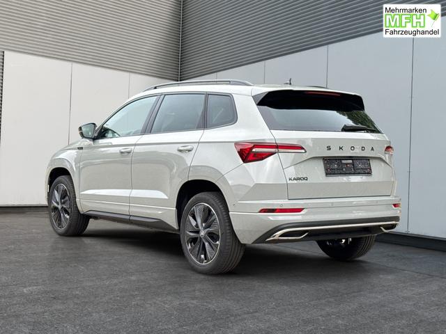 Skoda / Karoq / Grau / / / 1.5 TSI-DSG Sportline NAVI+360&deg;Kamera+ACC+KESSY+18'LM