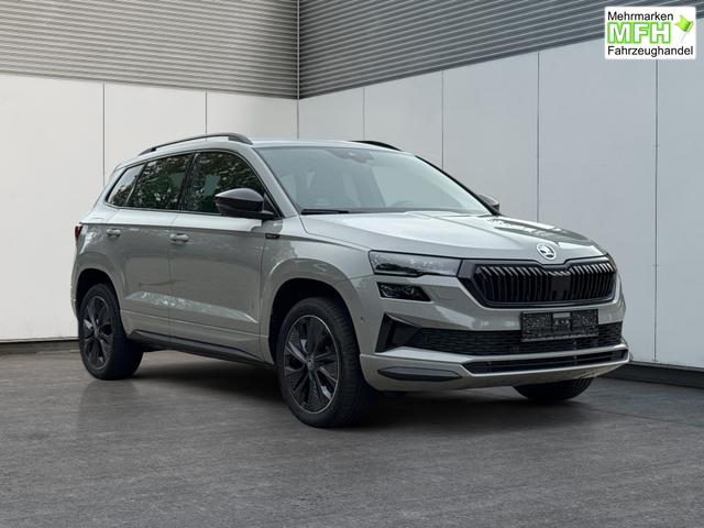 Skoda / Karoq / Grau / / / 1.5 TSI-DSG Sportline NAVI+360&deg;Kamera+ACC+KESSY+18'LM
