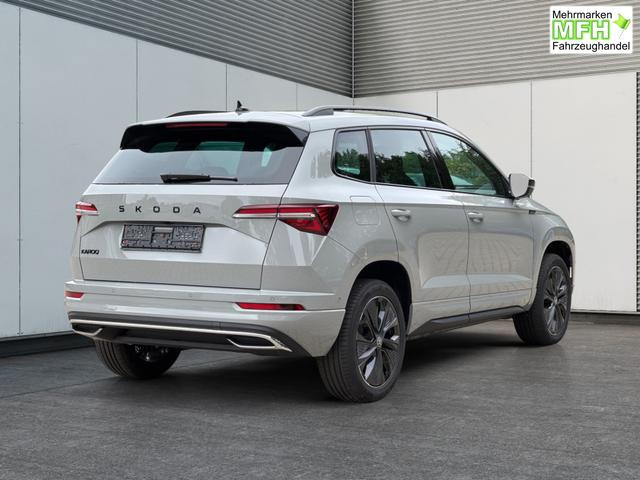 Skoda / Karoq / Grau / / / 1.5 TSI-DSG Sportline NAVI+360&deg;Kamera+ACC+KESSY+18'LM